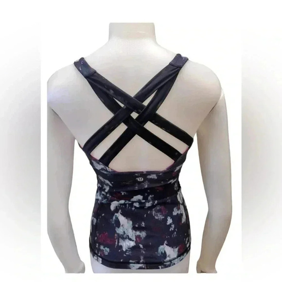 Lululemon Static Blossom Power Y Enhearten Tank  Size 4 - Picture 4 of 10